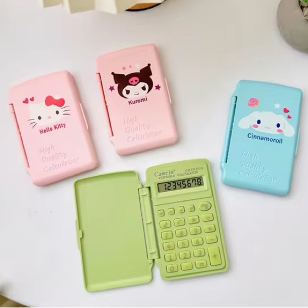 Sanrio KUROMI 8-Digit Mini Portable Calculator - Picture 4 of 6
